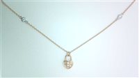 Halskette Sommer Dame in Rosègold Diamante 0.19 Ct CUORE DIA CT 0.19 G/VS - CUORE DIA CT 0.19 G/VS